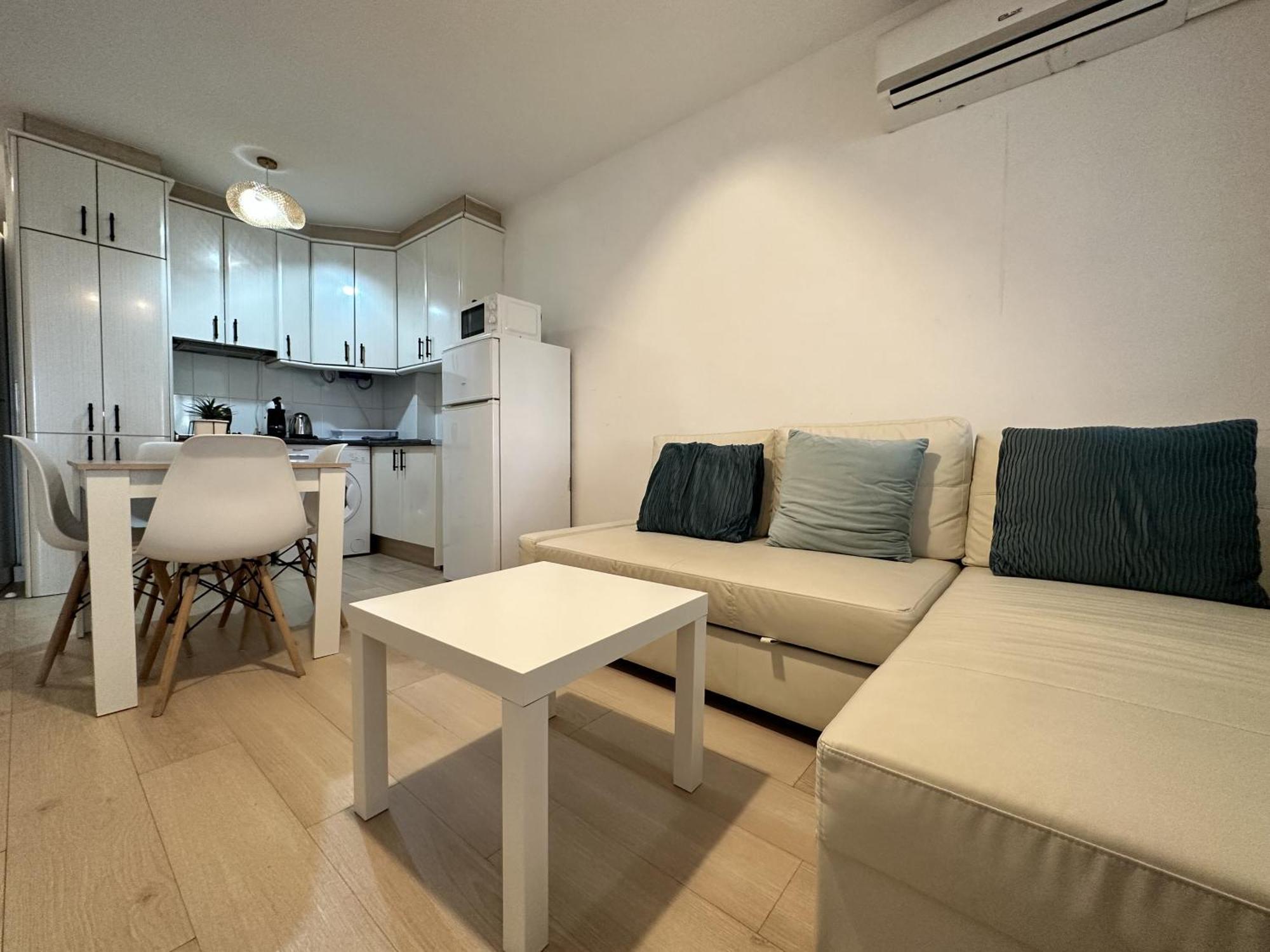 Ver1 - Terraza - 1 Dorm - Wifi - Centro A 100 Metros - Playa A 600 Metros トレモリノス エクステリア 写真