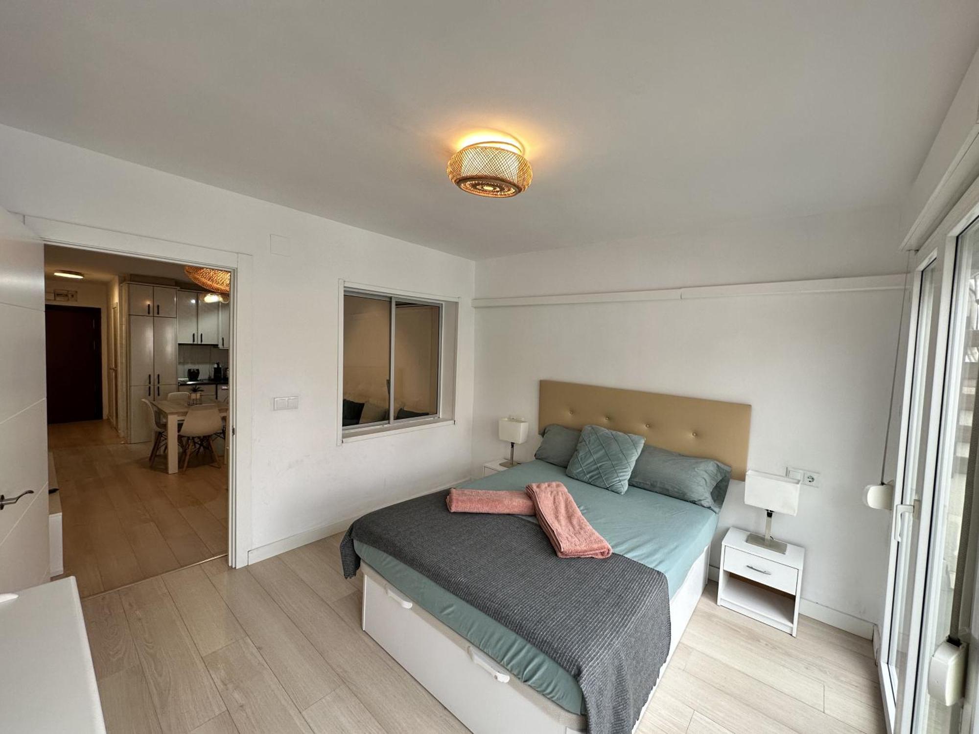Ver1 - Terraza - 1 Dorm - Wifi - Centro A 100 Metros - Playa A 600 Metros トレモリノス エクステリア 写真